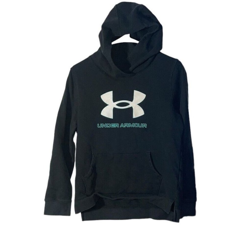 Under Armour Girls Rival Fleece Pullover Hoodie Size Youth XL Black